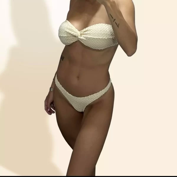 Bikini  Tejido Texturizado Liso SELFISH BABE Arena M